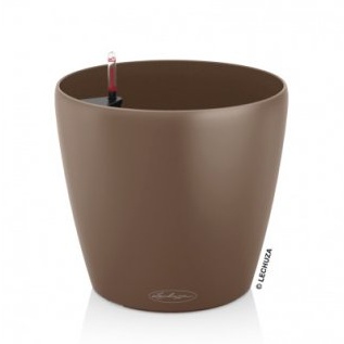 Květináče - Květináč CLASSICO Color komplet set ořechová 18cm