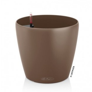 Květináče - Květináč CLASSICO Color komplet set ořechová 35cm