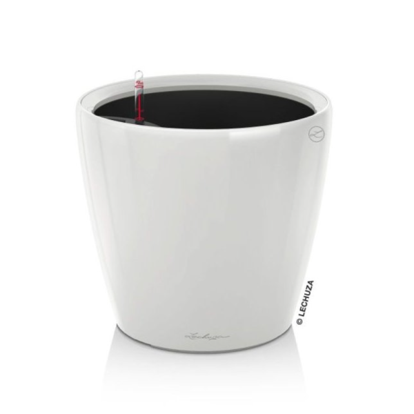 Květináče - Květináč CLASSICO LS komplet set 28cm bílá