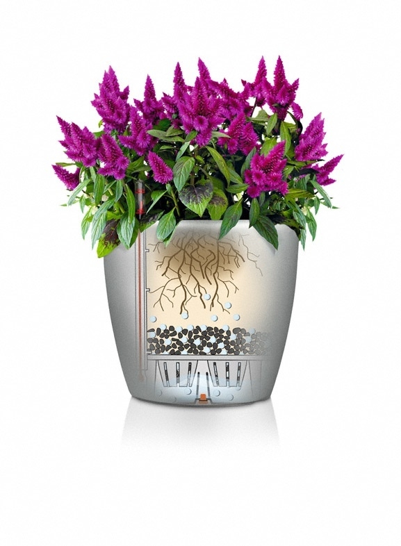 Květináče - Květináč CLASSICO LS komplet set 28cm černá