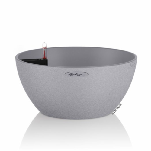 Květináče - Květináč CUBETO Stone komplet set šedá 30cm