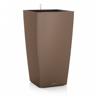 Květináče - Květináč CUBICO Color komplet set ořechová 30cm