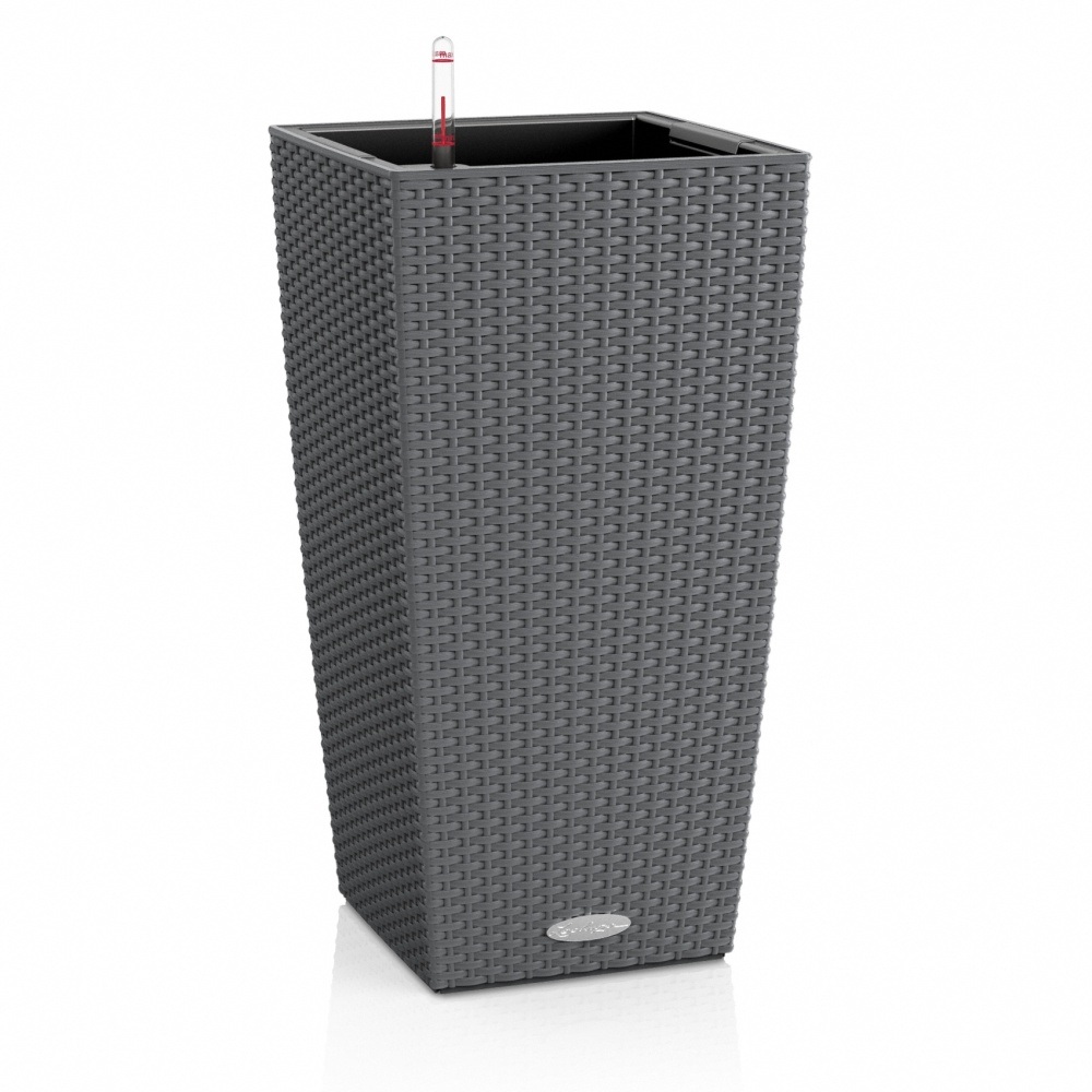 Květináče - Květináč CUBICO Cottage komplet set 30cm žulová šeď