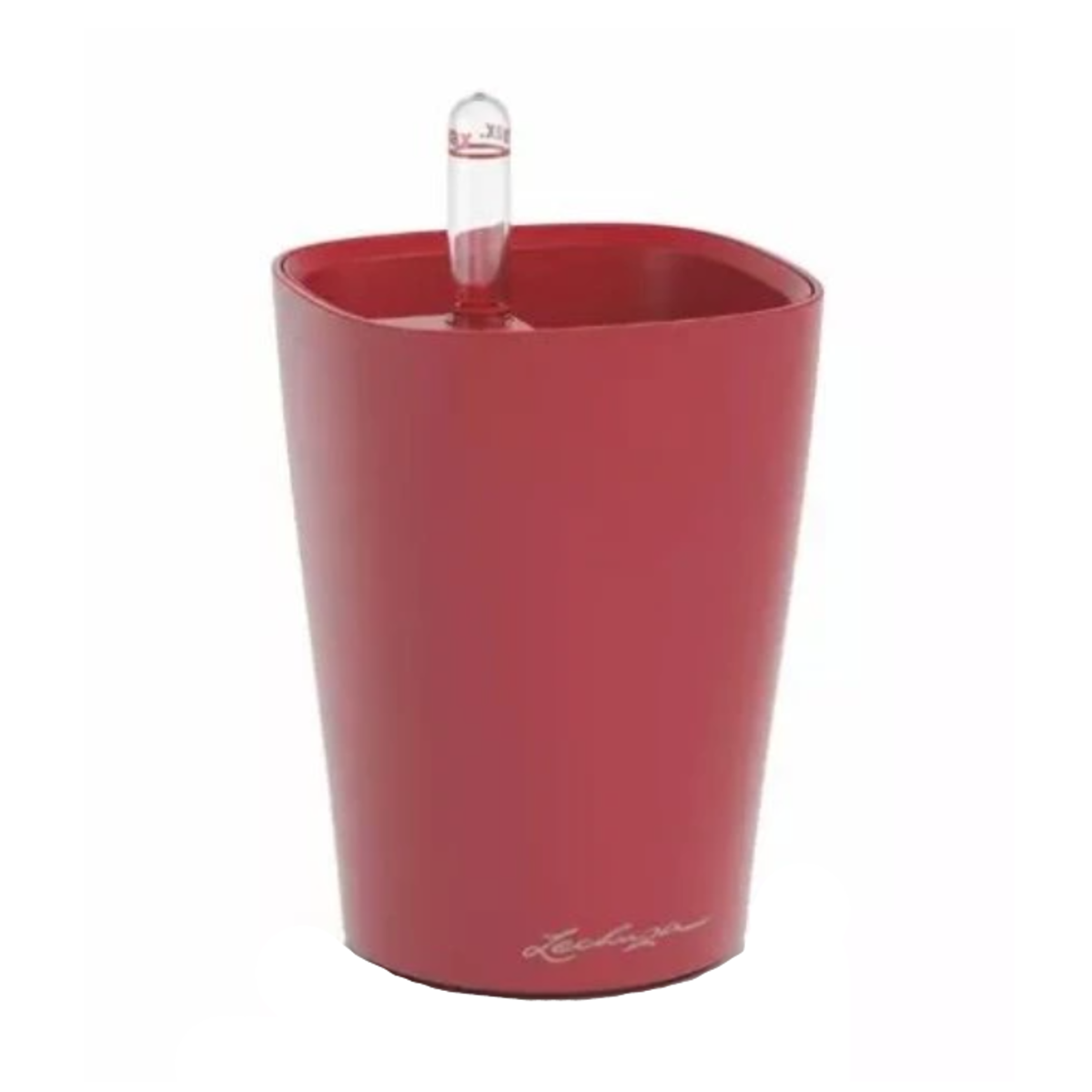 Plastové květináče - Květináč DELTINI matný červený 18cm