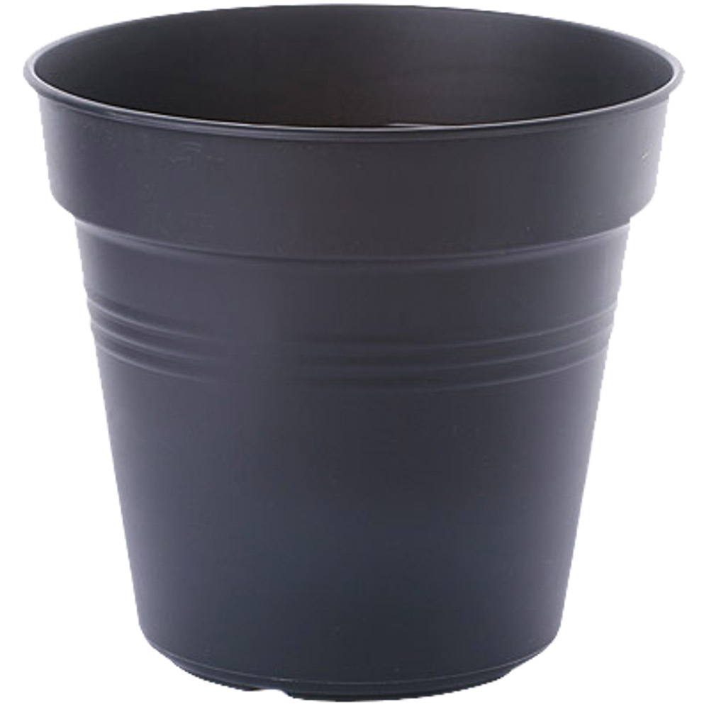 Plastové květináče - Květináč Green Basics living black ELHO 30cm