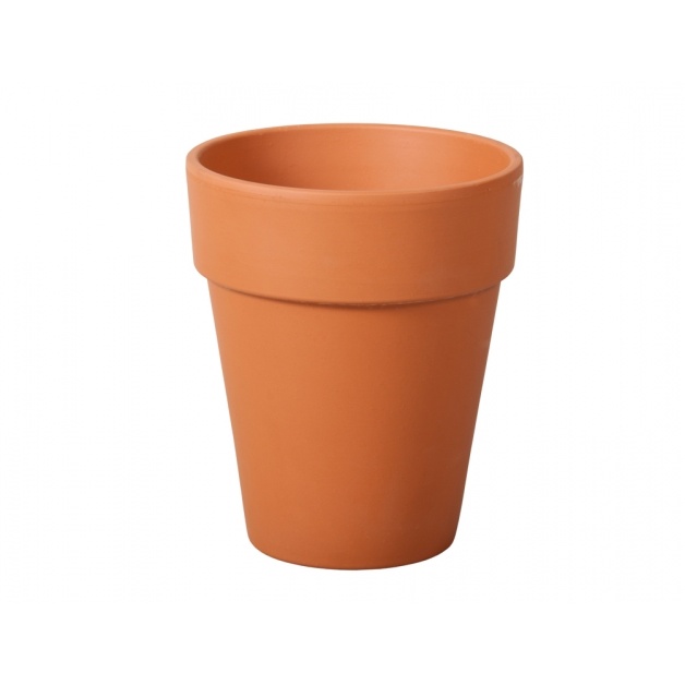 Květináče - Květináč hliněný IRIS terakotový 21cm