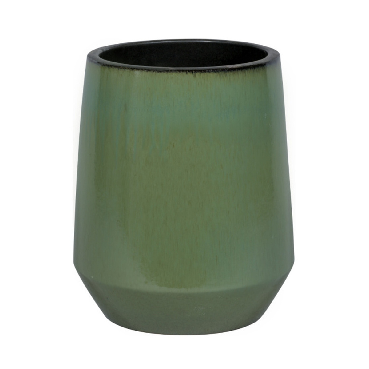 Keramické květináče - Květináč keramický  AYA 02MA glazovaný zelený 42x35cm
