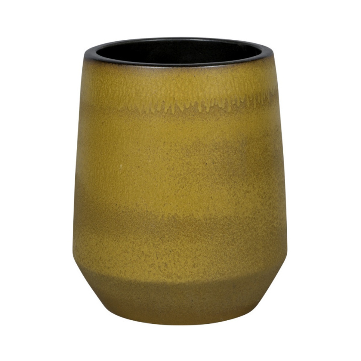 Keramické květináče - Květináč keramický  AYA 02MD glazovaný sv.hnědý 42x35cm