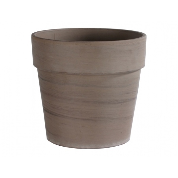 Květináče - Květináč keramický CALIMA čedičový 19cm