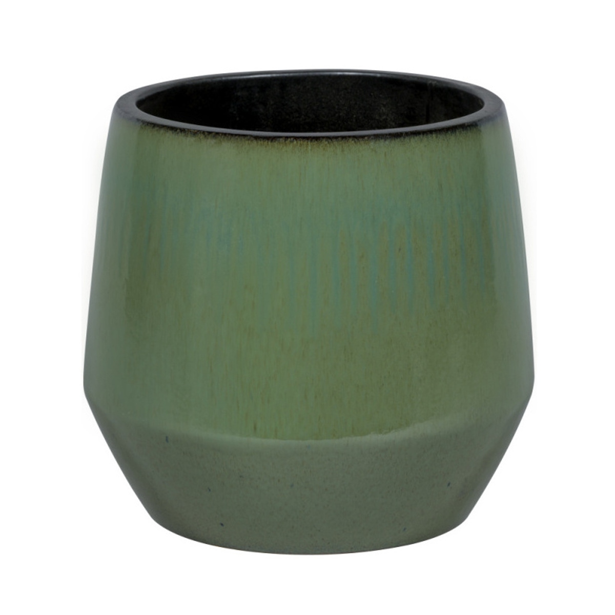 Keramické květináče - Květináč keramický  keramický AYA 01MA glazovaný zelený 23cm