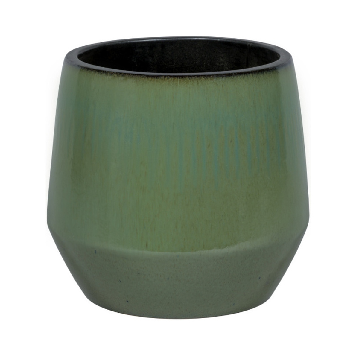 Keramické květináče - Květináč keramický  keramický AYA 01MA glazovaný zelený 37cm