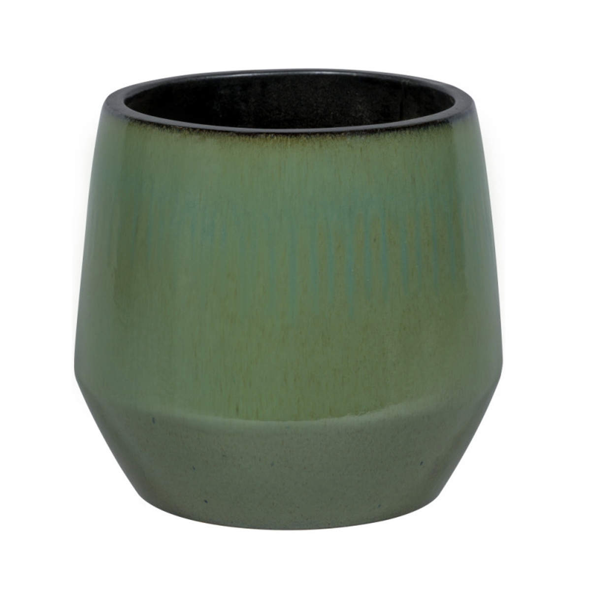 Keramické květináče - Květináč keramický  keramický AYA 01MA glazovaný zelený 50cm