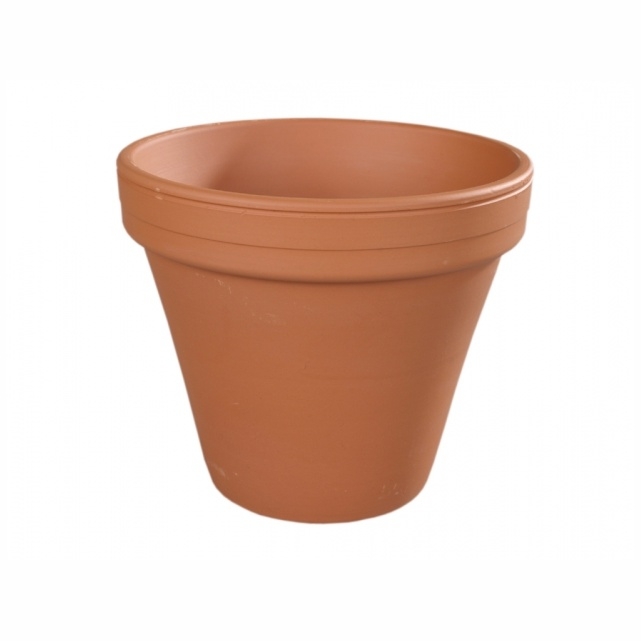 Květináče - Květináč keramický KLASIK terakotový 11cm