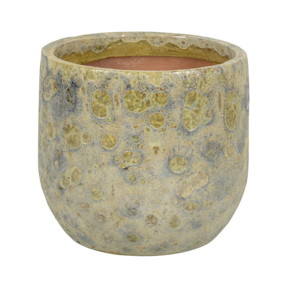 Keramické květináče - Květináč keramický  VIKAN 02BC glazovaný šampaň 21cm