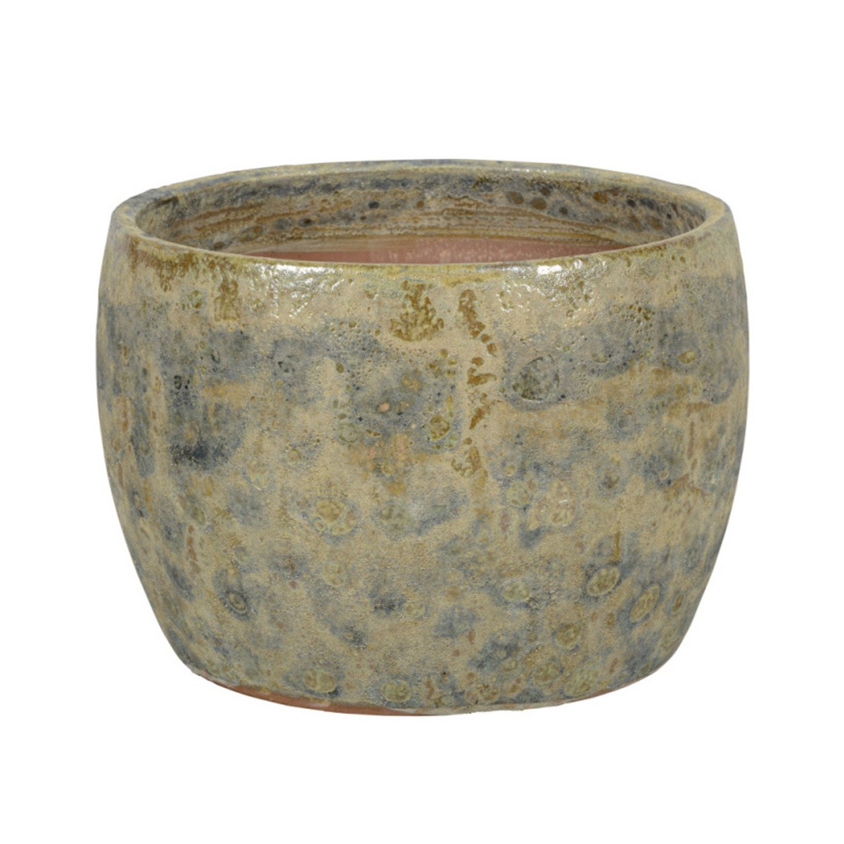 Keramické květináče - Květináč keramický  VIKAN 02BC glazovaný šampaň 23x31cm