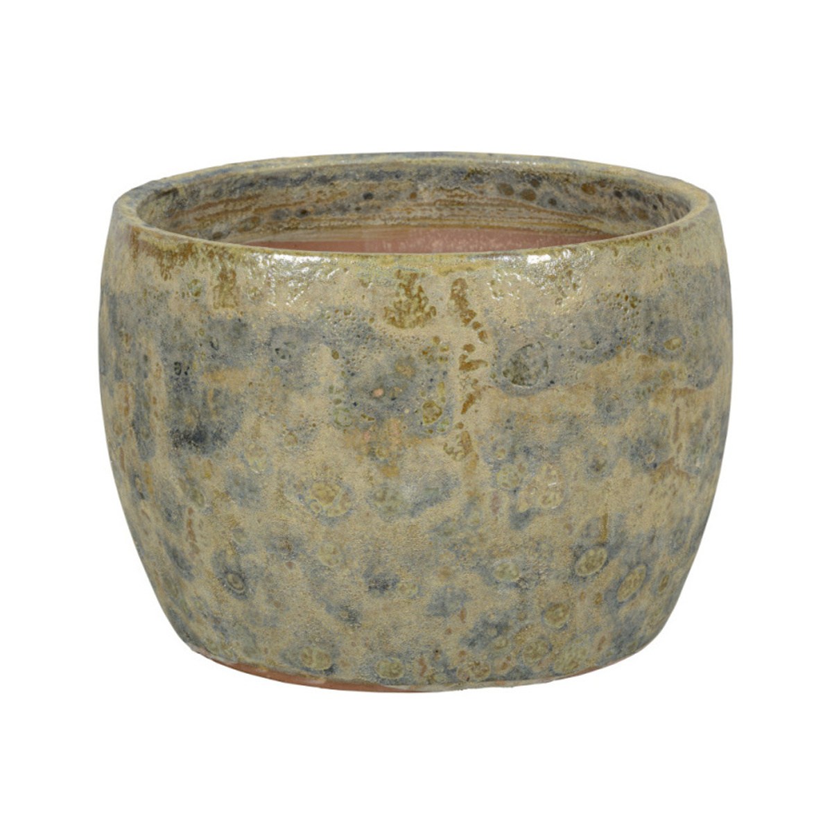 Keramické květináče - Květináč keramický  VIKAN 02BC glazovaný šampaň 30x42cm