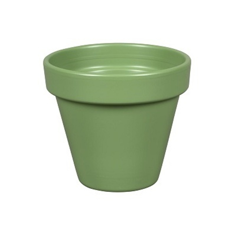 Keramické květináče - Květináč kermaický CALI 01LA glazovaný sv.zelený 24cm