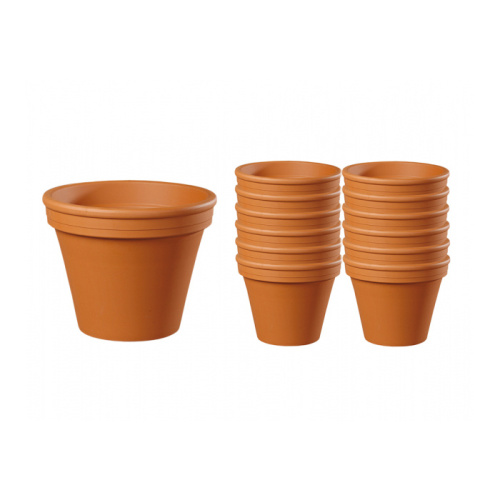 Květináče - Květináč KLASIK 12ks terakota 3cm