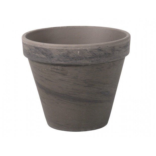 Květináče - Květináč KLASIK 14cm čedičová