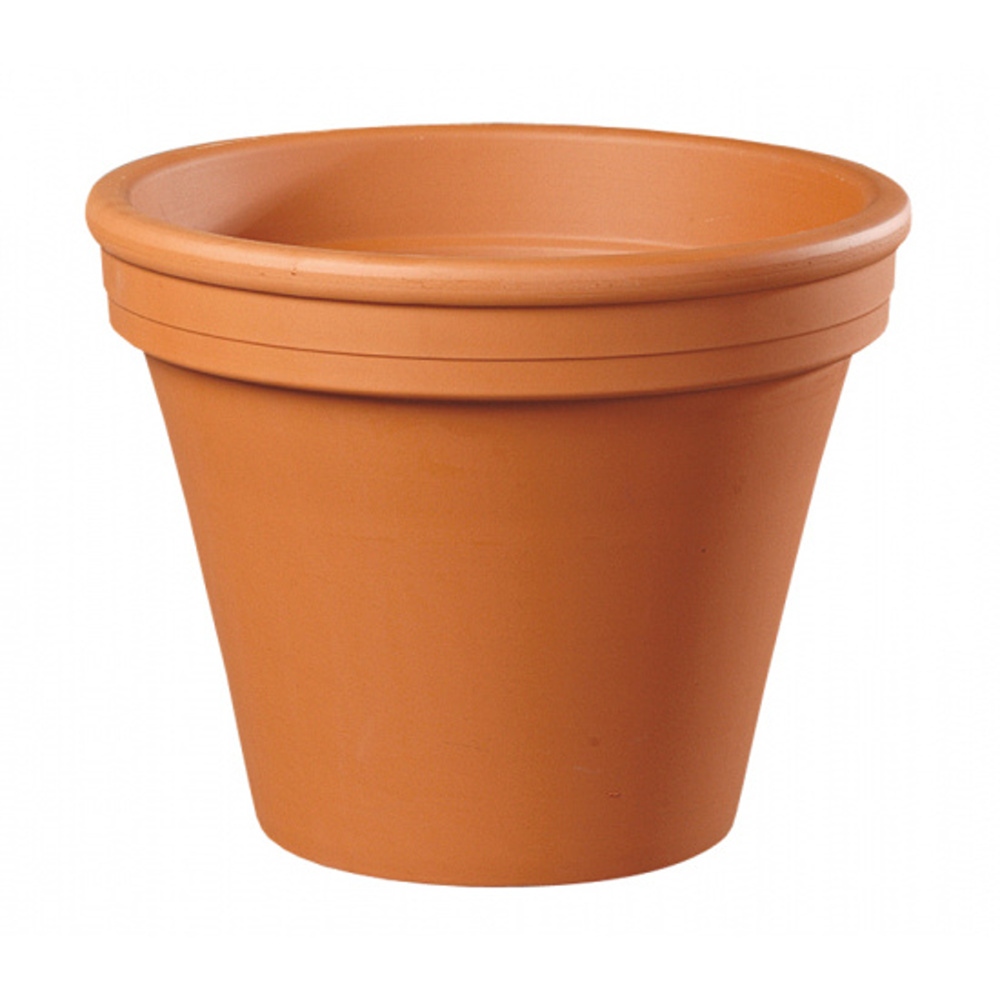 Keramické květináče - Květináč KLASIK terakotový 7/8cm