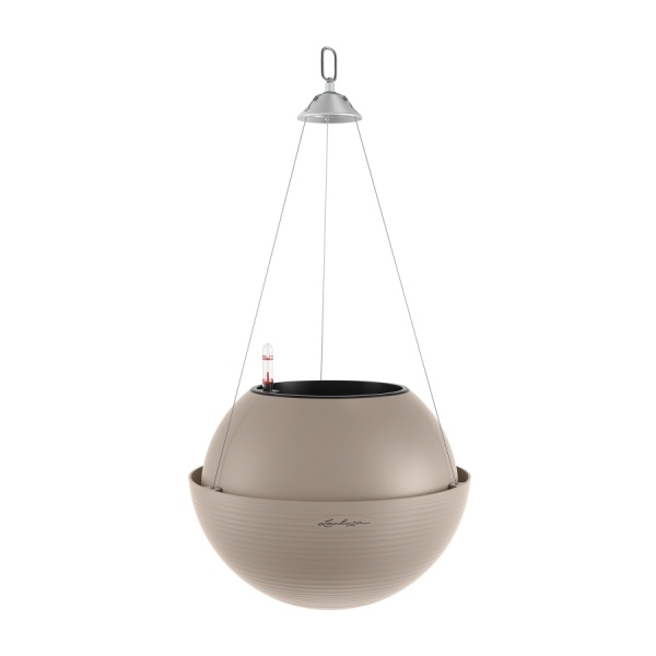 Květináče - Květináč koule závěsný BOLA set písková 23cm