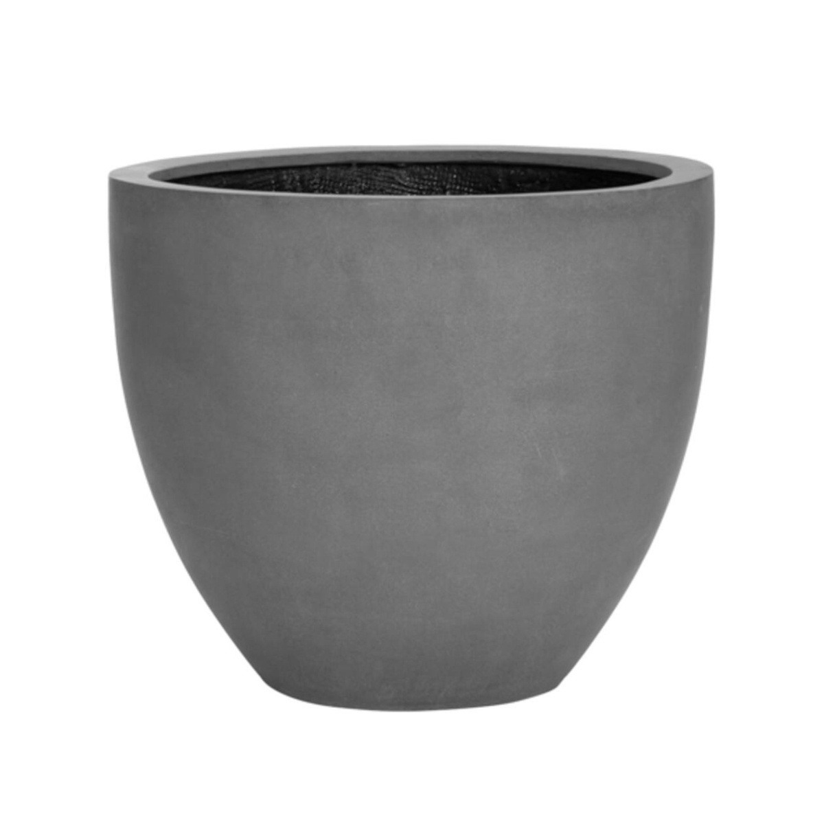 Kompozitní květináče - Květináč kulatý JESSLYN M fiberstone šedý 60cm