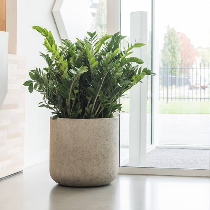 Květináč kulatý JUMBO CHARLIE XXS ficonstone sv.béžový 62cm-0