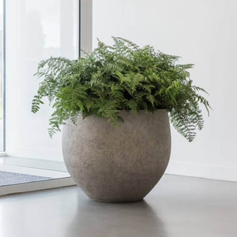 Květináč kulatý JUMBO ORB XS ficonstone sv.béžový 69cm-0