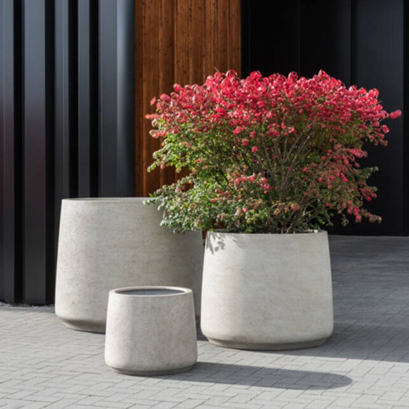 Květináč kulatý JUMBO PATT XXS ficonstone sv.béžový 55,5cm-0