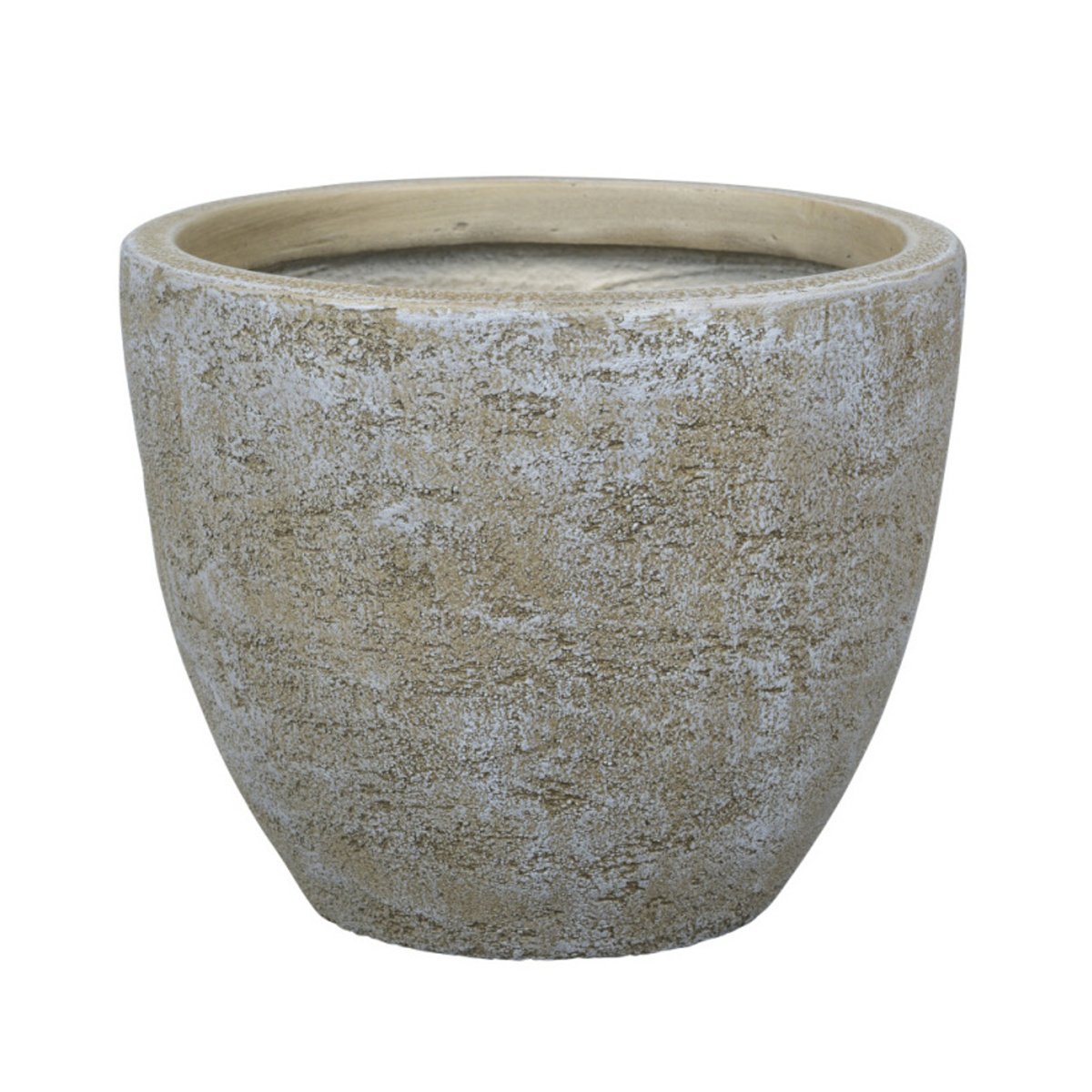 Kompozitní květináče - Květináč kulatý LOGAN 04LD fiberclay sv.hnědý 30cm