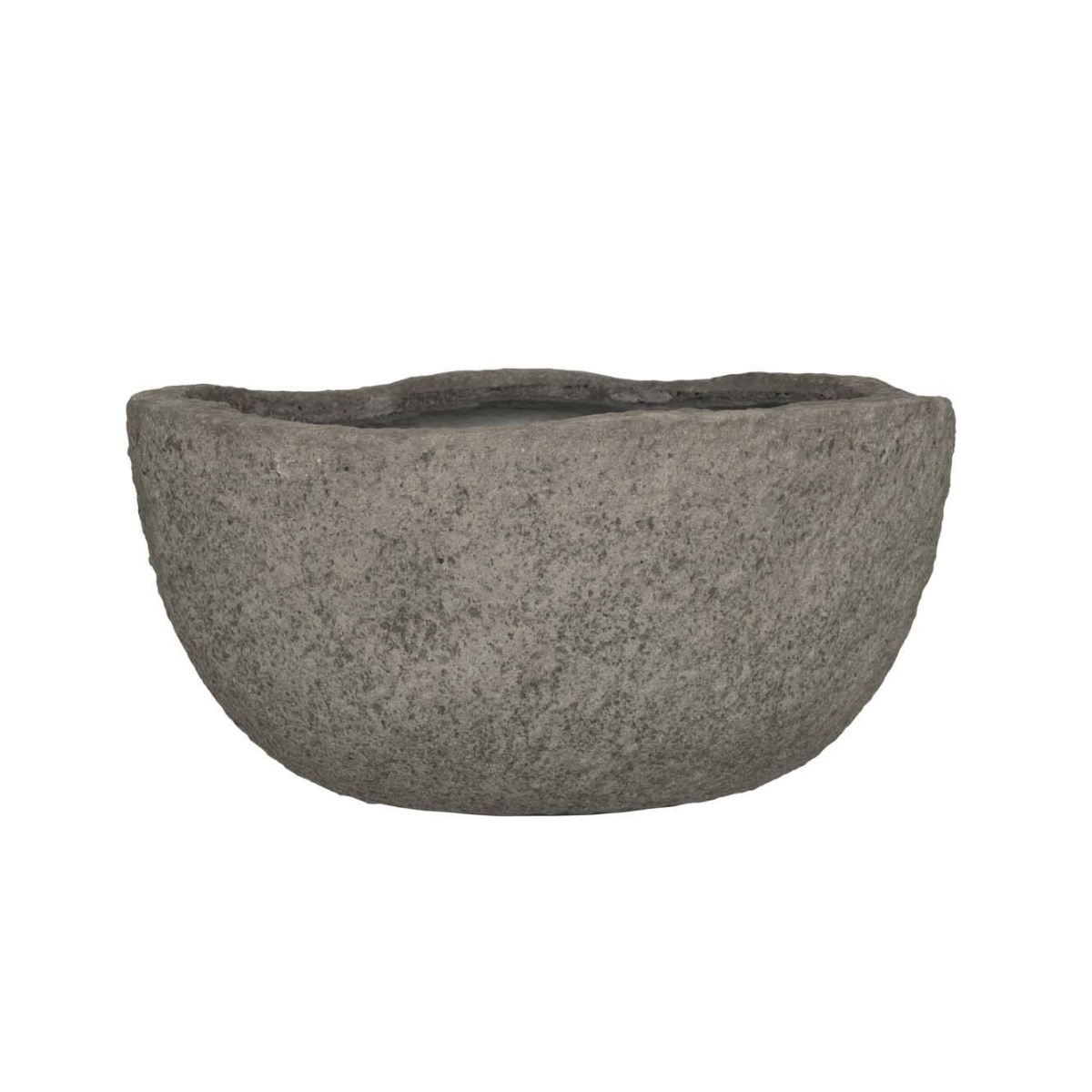 Kompozitní květináče - Květináč kulatý MT.FRANCIS S ficonstone šedo-hnědý 59cm