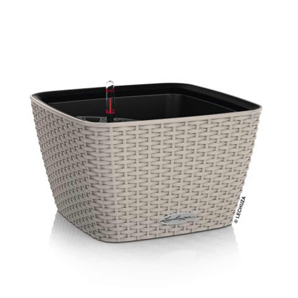 Květináče - Květináč Lechuza BACINO Cottage pískově hnědý set 30x30cm