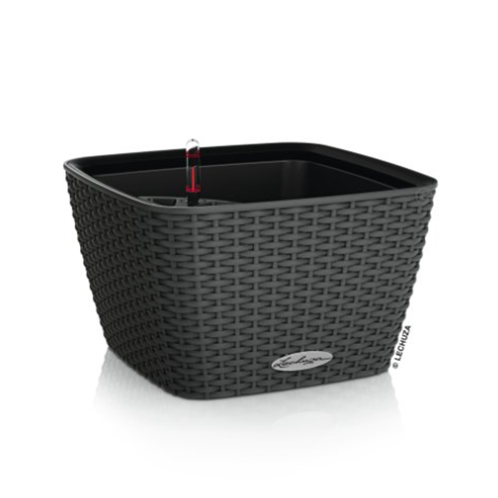 Květináče - Květináč Lechuza BACINO Cottage žulová šeď set 30x30cm