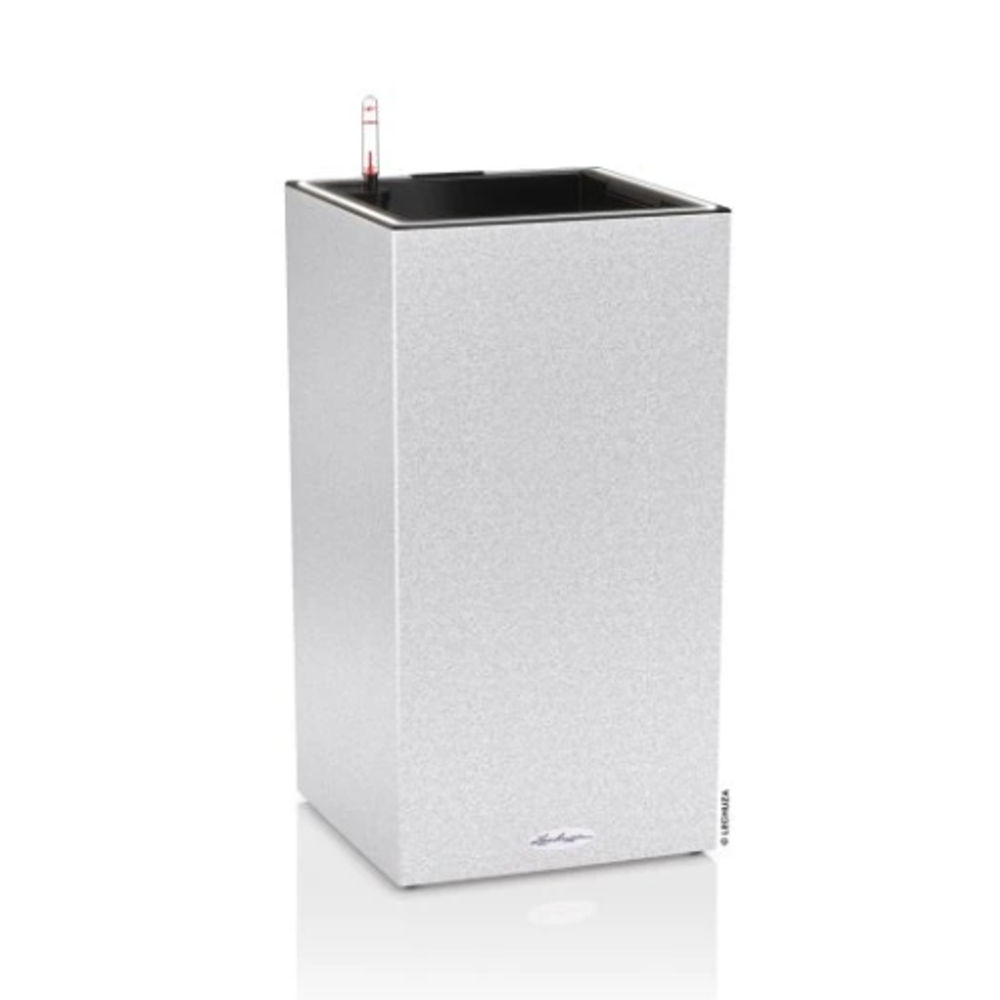 Květináče - Květináč Lechuza CANTO Stone bílý set 56x30cm