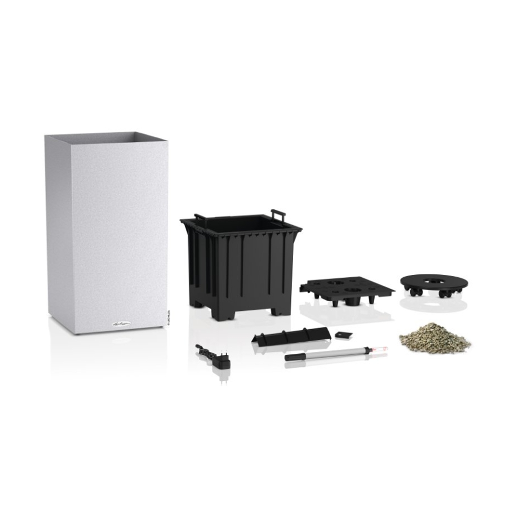 Květináč Lechuza CANTO Stone bílý set 56x30cm-0