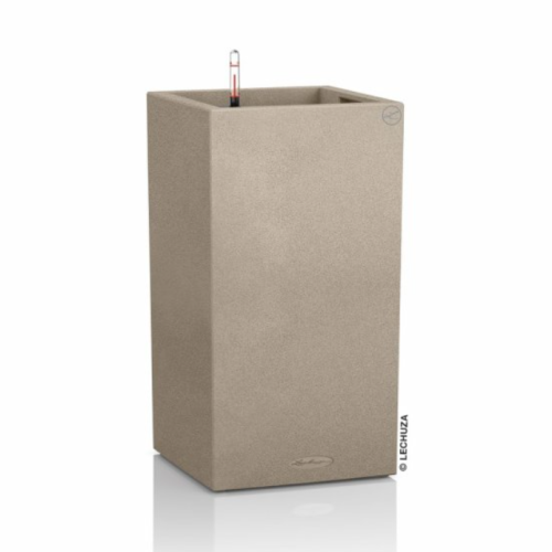 Květináče - Květináč Lechuza CANTO Stone pískový set 56x30cm