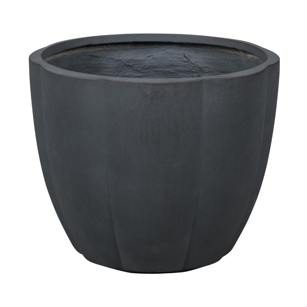 Kompozitní květináče - Květináč LUTON 04G fiberclay tm.šedý 36,5cm