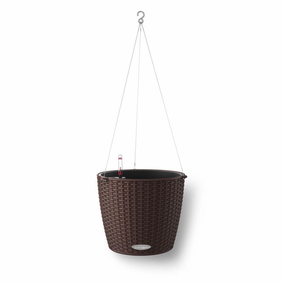 Květináče - Květináč NIDO cottage komplet set 27 cm hnědá