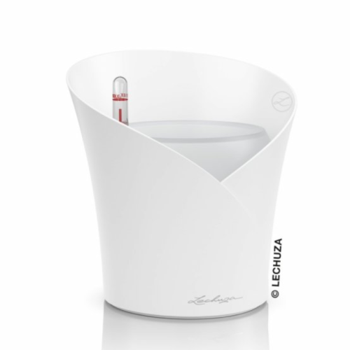 Květináče - Květináč ORCHIDEA komplet set mat bílá 20cm