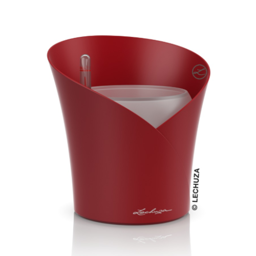 Květináče - Květináč ORCHIDEA komplet set mat červená 20cm