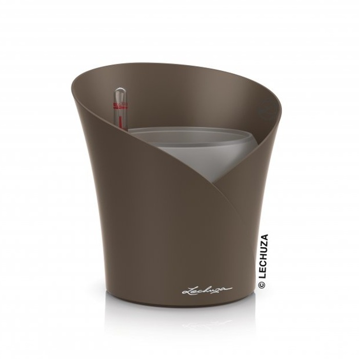 Květináče - Květináč ORCHIDEA komplet set taupe 18cm