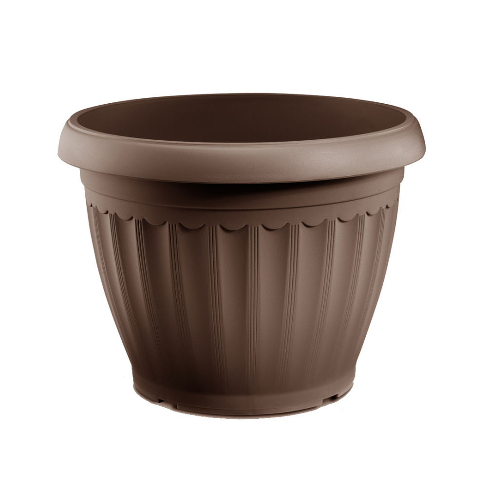 Plastové květináče - Květináč plastový CORFU béžový 55cm