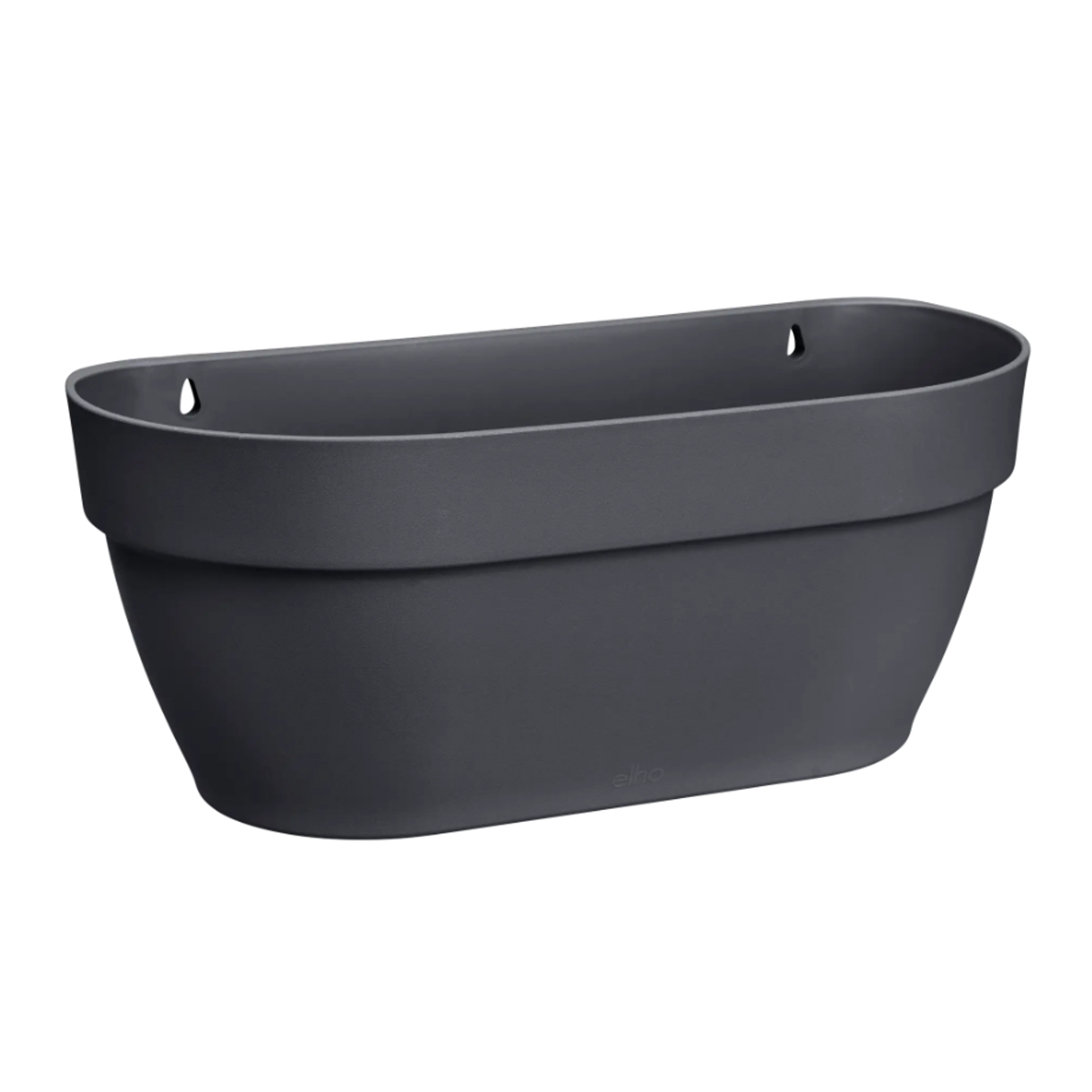 Plastové květináče - Květináč plastový ELHO Vibia Campana Wall Basket antracitový 34,5cm