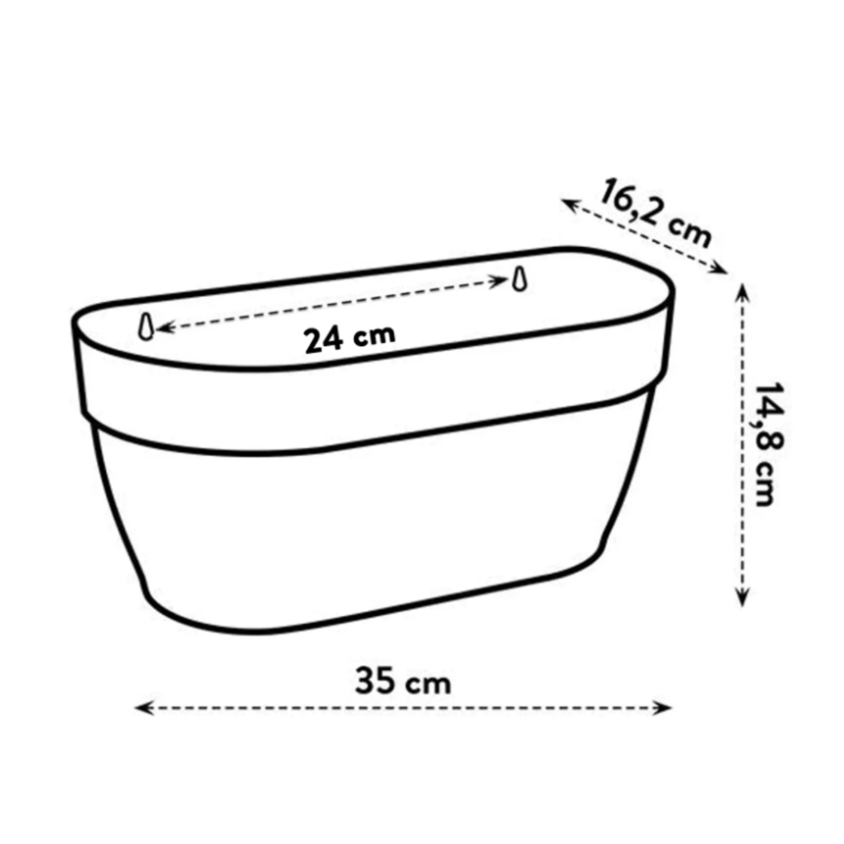 Květináč plastový ELHO Vibia Campana Wall Basket pistáciový 34,5cm-1