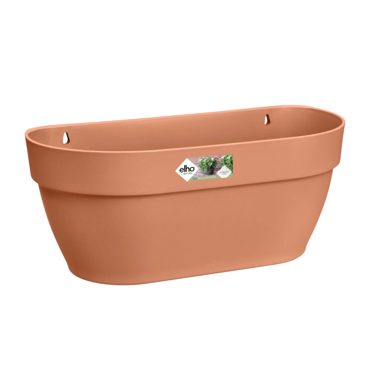 Plastové květináče - Květináč plastový ELHO Vibia Campana Wall Basket terakotový 34,5cm