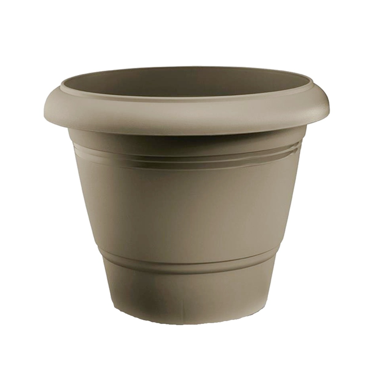 Plastové květináče - Květináč plastový FESTONE béžový 15cm