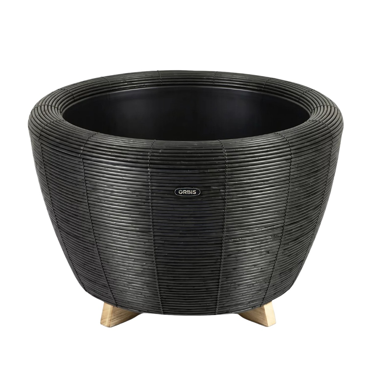 Plastové květináče - Květináč plastový ORBIS PLANTER antracitový 67cm