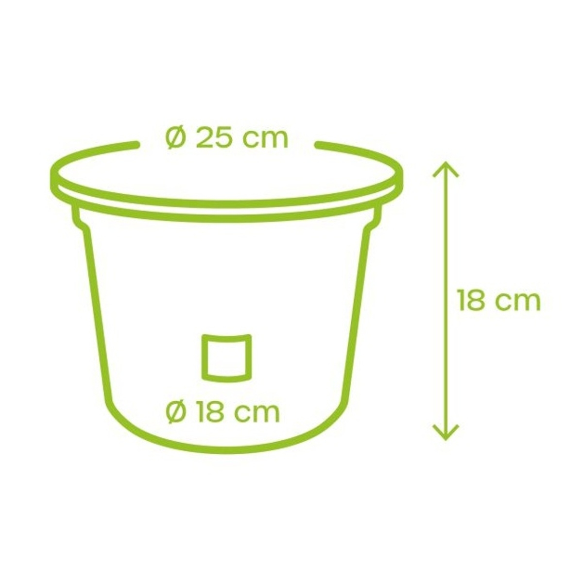 Květináč plastový samozavlažovací NARZA čokoládový 25cm-1