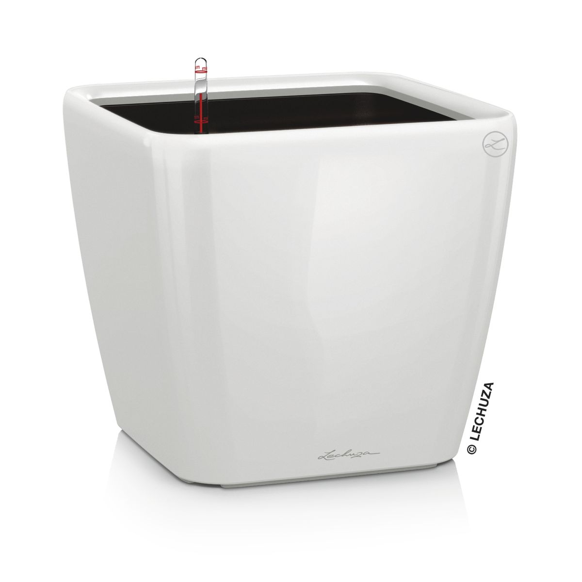 Květináče - Květináč QUADRO LS 21cm bílá