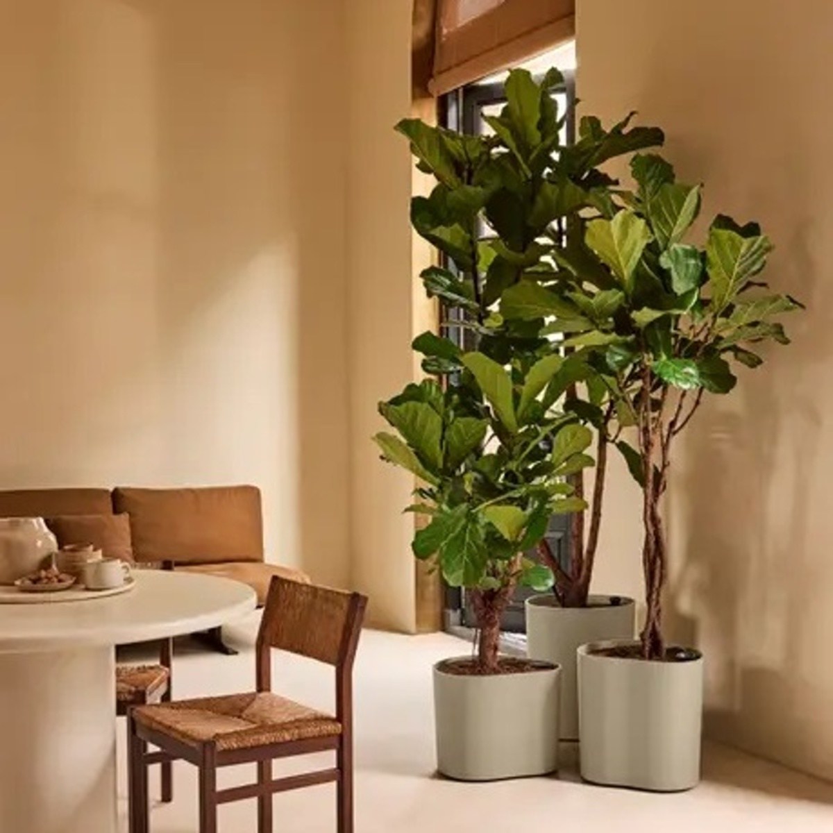 Květináč samozavlažovací ELHO Eden Aquacare Low taupe 35x44x40cm-2